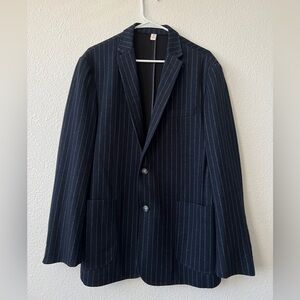 LIKE NEW - Joseph Abboud Navy Pinstripe Blazer | (XL)